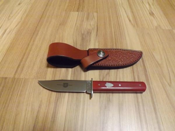 Great Eastern Red Linen Micarta Fixed Blade Great Eastern Red Linen Micarta Fixed Blade