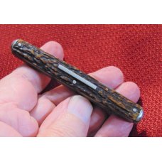 OLD VINTAGE I*XL GEORGE WOSTENHOLM SHEFFIELD ENGLAND WHITTLER GENUINE OLD STAG 1800'S