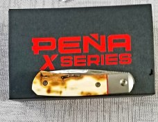 Enrique Pena Mammoth ivory Apache Front Flipper,Damasteel, 2021X Series,3 7/8",Recover Jerry Valdez Enrique Pena Mammoth ivory Apache Front Flipper,Damasteel, 2021X Series,3 7/8",Recover Jerry Valdez