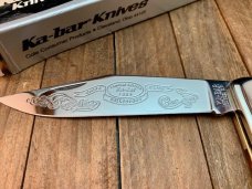 Ka-Bar Hunter Smooth Brown Bone 1984, KS Ka-Bar Hunter Smooth Brown Bone 1984, KS