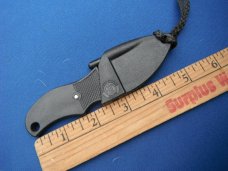  BLACKIE COLLINS USA,  Neck Knife:  The BUDDY KNIFE w/locking sheath & neck cord
