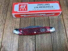 Henckels by Boker Whittler Red Pin Feather Jigged Bone Henckels by Boker Whittler Red Pin Feather Jigged Bone