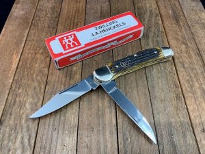 Henckels by Boker Copperhead Hellbraun Pin Feather Jigged Bone