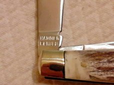 Vintage S.W.A.T. Smith & Wesson Hammer Forged Small Stockman Bullseye Stag New In Box