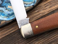 GEC 155116 NATURAL CANVAS MICARTA NAVY/ROPE KNIFE GEC 155116 NATURAL CANVAS MICARTA NAVY/ROPE KNIFE