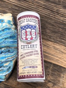 GEC 155116 NATURAL CANVAS MICARTA NAVY/ROPE KNIFE GEC 155116 NATURAL CANVAS MICARTA NAVY/ROPE KNIFE