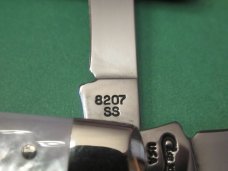 Case XX 1999 Pearl Mini Trapper Pattern # 8207 SS Case XX 1999 Pearl Mini Trapper Pattern # 8207 SS