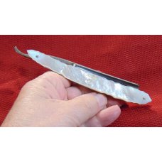 Fight'n Rooster Germany PEARL "UNITED STATES CONSTITUTION " LARGE STRAIGHT RAZOR GENUINE PEARL 1987 Fight'n Rooster Germany PEARL "UNITED STATES CONSTITUTION " LARGE STRAIGHT RAZOR GENUINE PEARL 1987