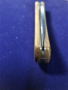 GEC 71 Bullnose Green Linen Micarta Farm & Field Great Eastern Cutlery 715121