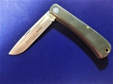 GEC 71 Bullnose Green Linen Micarta Farm & Field Great Eastern Cutlery 715121