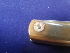 GEC 71 Bullnose Green Linen Micarta Farm & Field Great Eastern Cutlery 715121