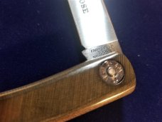 GEC 71 Bullnose Green Linen Micarta Farm & Field Great Eastern Cutlery 715121