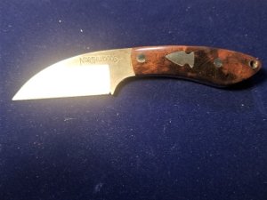 Northwoods Knives Fall Creek **IRONWOOD** w/ Leather Sheath BEAUTIFUL