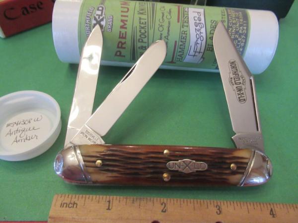 Great Eastern 2008 Northfield Antique Amber Bone Whittler Pattern # 541308W Great Eastern 2008 Northfield Antique Amber Bone Whittler Pattern # 541308W