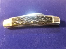 SCHATT MORGAN LARGE WHITTLER GREEN JIGGED BONE KNIFE
