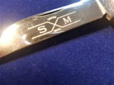 SCHATT MORGAN LARGE WHITTLER GREEN JIGGED BONE KNIFE