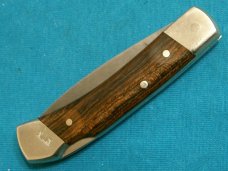 VINTAGE 1985 CUSTOM DAMASCUS SCHRADE LB5 MEXICAN ROSEWOOD FOLDING HUNTER POCKET KNIFE KNIVES SHEATH VINTAGE 1985 CUSTOM DAMASCUS SCHRADE LB5 MEXICAN ROSEWOOD FOLDING HUNTER POCKET KNIFE KNIVES SHEATH