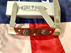 Boker Large Stockman w/ Red Bone Handles & 2 Boker Shields -NOS in Original Box Boker Large Stockman w/ Red Bone Handles & 2 Boker Shields -NOS in Original Box
