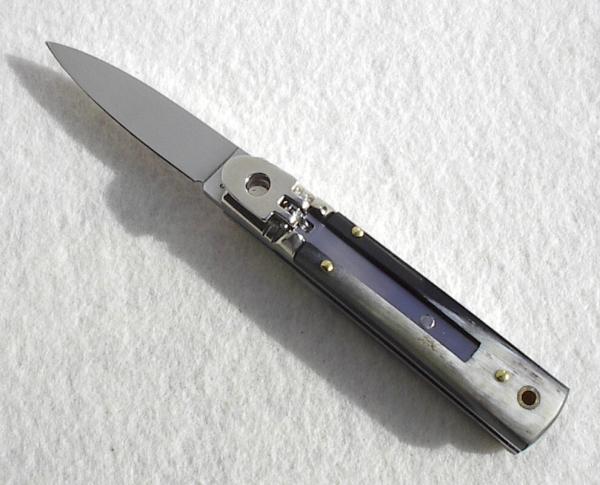 NEW A.G.A. CAMPOLIN MANIAGO ITALY CLASSIC 6" SLIMLINE LEVERLOCK GENUINE BRAZILIAN HORN