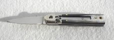 NEW A.G.A. CAMPOLIN MANIAGO ITALY CLASSIC 6" SLIMLINE LEVERLOCK GENUINE BRAZILIAN HORN