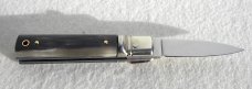 NEW A.G.A. CAMPOLIN MANIAGO ITALY CLASSIC 6" SLIMLINE LEVERLOCK GENUINE BRAZILIAN HORN