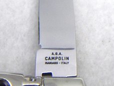 NEW A.G.A. CAMPOLIN MANIAGO ITALY CLASSIC 6" SLIMLINE LEVERLOCK GENUINE BRAZILIAN HORN