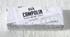 NEW A.G.A. CAMPOLIN MANIAGO ITALY CLASSIC 6" SLIMLINE LEVERLOCK GENUINE BRAZILIAN HORN