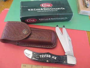 Case XX 2003 Midnight Bone Folding Hunter Pattern # 6265 SS 