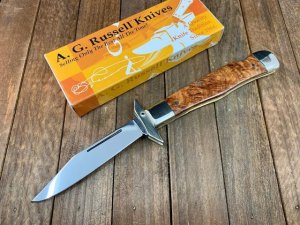 A.G. Russell Swing Guard Quince Burl Wood Made in Germany