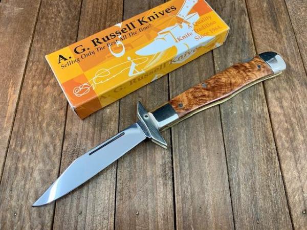 A.G. Russell Swing Guard Quince Burl Wood Made in Germany