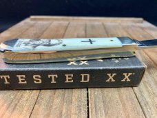 Case Trapper Smooth Natural Bone Tony Bose Commemorative Cross Shield Case Trapper Smooth Natural Bone Tony Bose Commemorative Cross Shield