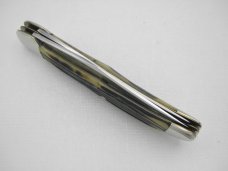 Queen Cutlery Co. #39 Two Blade Folding Hunter in Winterbottom Bone: 5 1/4” closed; 1958 - 1960 Queen Cutlery Co. #39 Two Blade Folding Hunter in Winterbottom Bone: 5 1/4” closed; 1958 - 1960