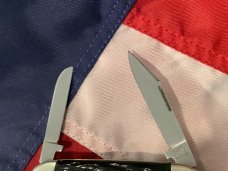 *Prototype* Bulldog Brand HAND MADE 4 Blade Baby Elephant Toe w/ Green Bone Handles +Elephant Shield *Prototype* Bulldog Brand HAND MADE 4 Blade Baby Elephant Toe w/ Green Bone Handles +Elephant Shield