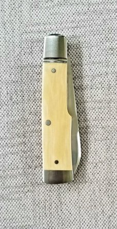Bobby Toole Custom Interior Mammoth ivory slipjoint Gunstock Spear Knife,New, CPM-154 ,3 5/8" Bobby Toole Custom Interior Mammoth ivory slipjoint Gunstock Spear Knife,New, CPM-154 ,3 5/8"