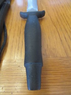 Gerber Mark II 1981 Black Leather Sheath Half Serration 