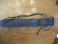 Gerber Mark II 1981 Black Leather Sheath Half Serration 