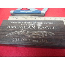 VINTAGE USA SCHRADE WALDEN 1970s EAGLE STOCKMAN E2 IN BOX WITH PAPERS UNUSED SUPER TO COLLECT VINTAGE USA SCHRADE WALDEN 1970s EAGLE STOCKMAN E2 IN BOX WITH PAPERS UNUSED SUPER TO COLLECT