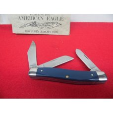 VINTAGE USA SCHRADE WALDEN 1970s EAGLE STOCKMAN E2 IN BOX WITH PAPERS UNUSED SUPER TO COLLECT VINTAGE USA SCHRADE WALDEN 1970s EAGLE STOCKMAN E2 IN BOX WITH PAPERS UNUSED SUPER TO COLLECT