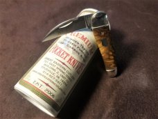 GEC Great Eastern Cutlery 190120 NORTHFIELD SNAKESKIN ACRYLIC LITTLE RATTLER