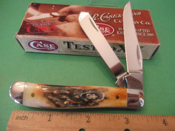 Case XX 2009 Stag Mini Trapper Pattern # 5207 SS Case XX 2009 Stag Mini Trapper Pattern # 5207 SS