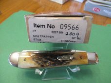 Case XX 2009 Stag Mini Trapper Pattern # 5207 SS Case XX 2009 Stag Mini Trapper Pattern # 5207 SS