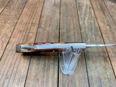 Cattaraugus Cutlery by A.G. Russell for the KCC Lockback Brown Jigged Bone Seki Japan 