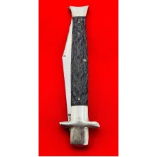 Vintage SYRACUSE KNIFE CO (Camillus) Bowtie Fishtail Folding Pocket Knife Bone c.1935-1940 Vintage SYRACUSE KNIFE CO (Camillus) Bowtie Fishtail Folding Pocket Knife Bone c.1935-1940