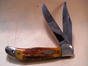 Case 5265 SAB Stag Folding Hunter Knife 