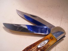 Case 5265 SAB Stag Folding Hunter Knife Case 5265 SAB Stag Folding Hunter Knife