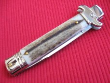 AKC Italy Stag Serrated Leverletto