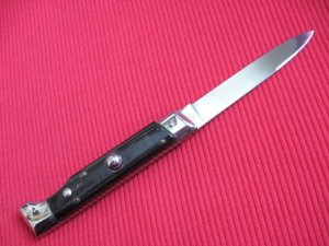 Vintage Italian Indiana Slant Bolster Switchblade