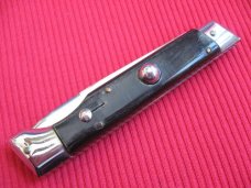 Vintage Italian Indiana Slant Bolster Switchblade Vintage Italian Indiana Slant Bolster Switchblade