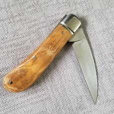 Bobby Toole Custom Mammoth Ivory Swayback Knife, New, CPM-154 ,3 75" closed...coa and  pouch 