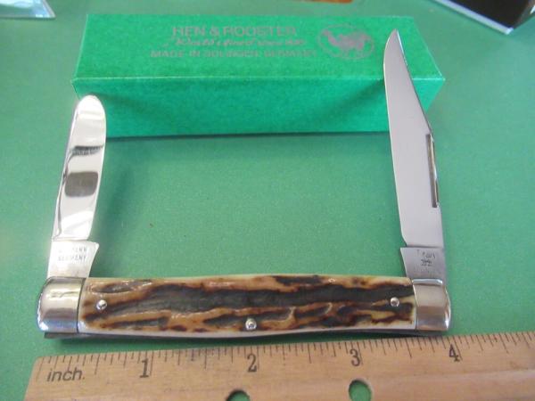 Hen & Rooster Gutmann Stag 2 Blade Stockman 